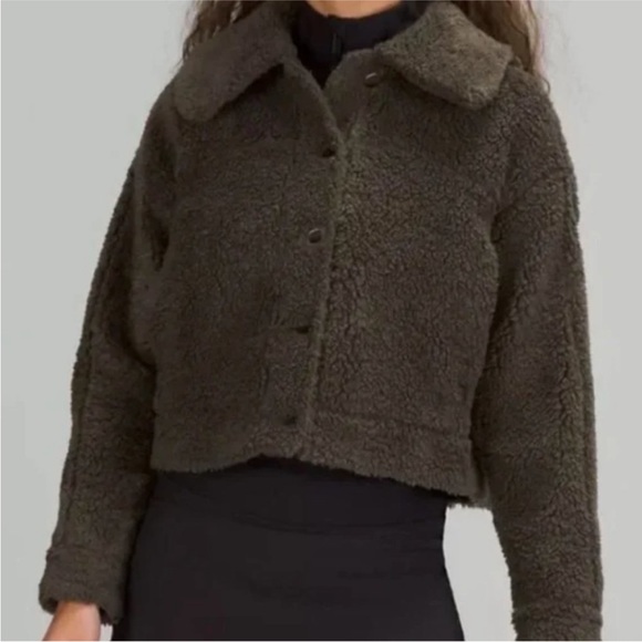 Lululemon Textured Fleece Button Jacket - Picture 4 of 6